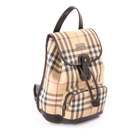 Burberry 8025707 Nova Check Nylon Mini Backpack Daypack 0602